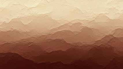 Abstract and textured creamy beige to chocolate brown gradient background