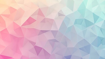 Obraz premium Pastel polygonal background design.
