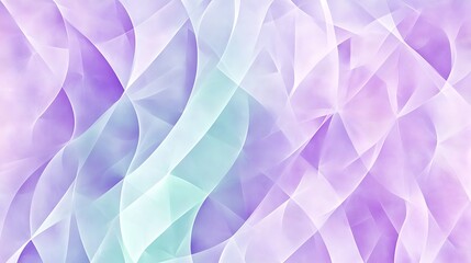 Abstract design with soft, flowing lines and pastel colors.