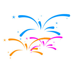 Obraz premium Holi Festival Firework