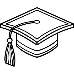 graduation cap vector
