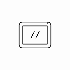 device screen icon sign vector