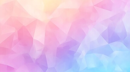 Pastel shades of polygonal geometric abstract background.