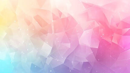 Fototapeta premium Abstract geometric shapes in pastel colors.