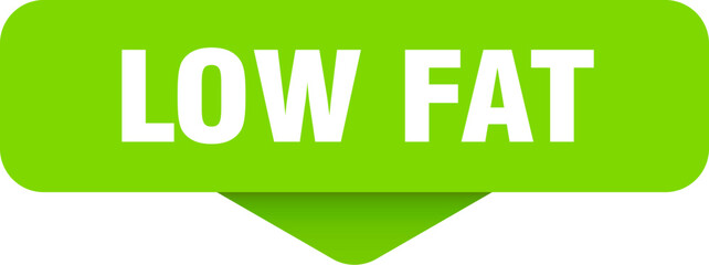 low fat sticker. low fat sign on transparent background