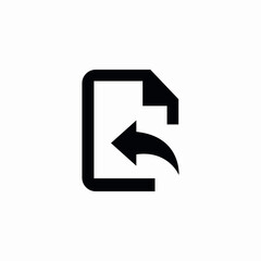 file forward icon sign vector