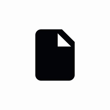 file page document icon sign vector