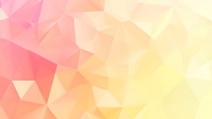 Abstract polygonal pattern of soft pastel colors.