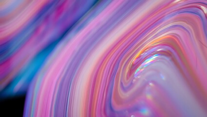 Vibrant Abstract Color Swirl - Dynamic Artistic Fluid Gradient Background