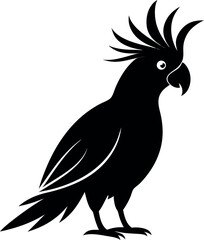 cockatoo bird silhouette 