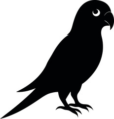 parakeet bird silhouette 
