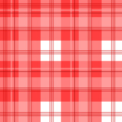 Fabric pattern, red checkered pattern, gift wrapping paper , seamless pattern 