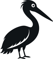 pelican bird silhouette 