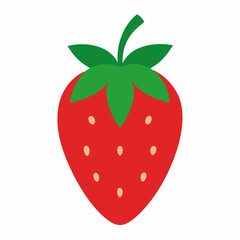 Fresh Strawberry Fruit Vector