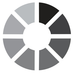 Cute cartoon hand drawn vector loading bar icon.