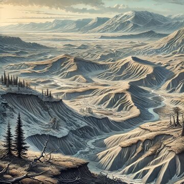 Drumlins Elongated or ground moraine