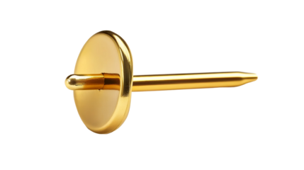 Gold Push Pin Design