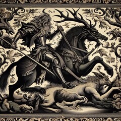 Gothic Hunt carpets and mattresses