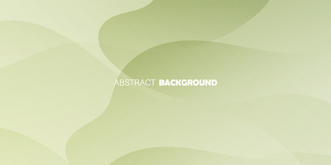 Soft Green Wavy Abstract Background