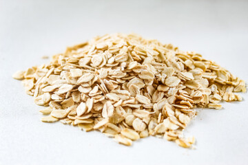 oats isolated on white background