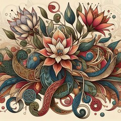 Lush Illustration intricate Celtic knotwork