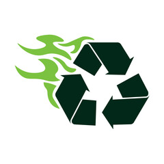 Obraz premium Reduce Plastic Icon