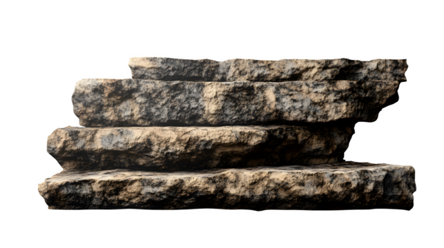 realistic level mockup, side view, isolated on transparent background