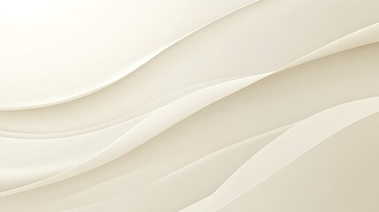 Obraz premium Abstract design of flowing, light beige ribbons.