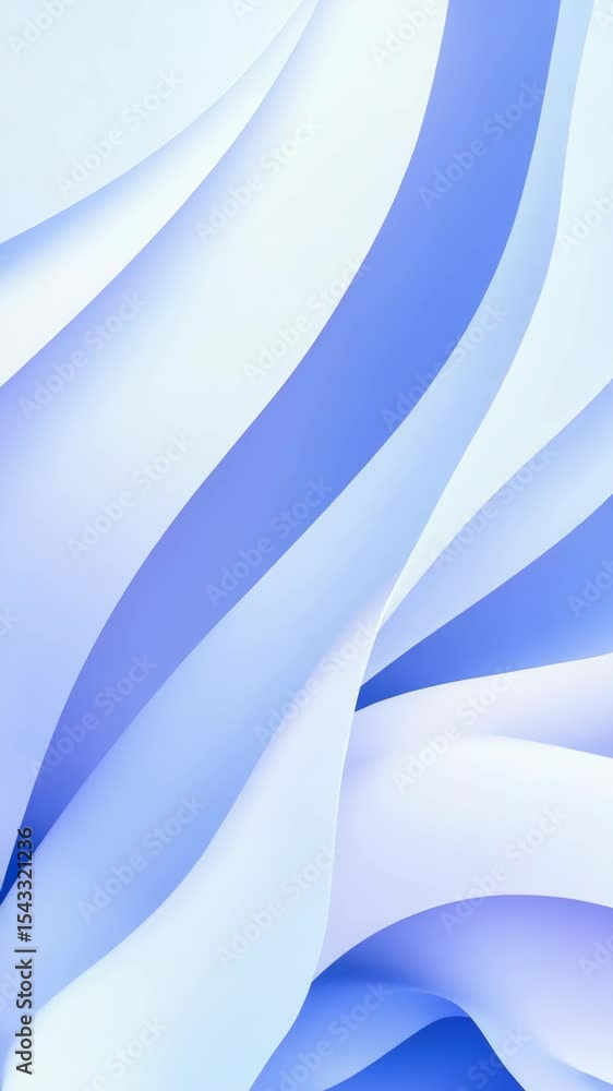 Poster this is a microstock featuring an abstract art piece with dynamic, flowing patterns in blue and whit