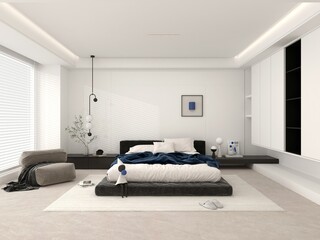 modern bedroom interior