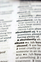 English Dictionary Definition Of Word -  Abuse