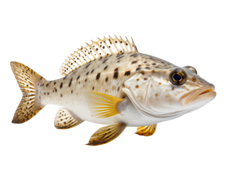 Sand Fish: The detailed image unveils a speckled fish in its natural aquatic realm, the perfect image for marine life enthusiasts.