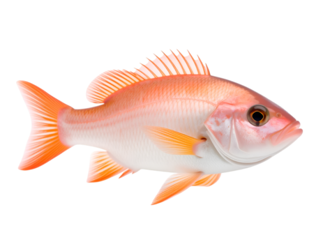 Southern Pygmy Perch  Fish in close up: A beautiful coral fish showcases its vibrant colors and intricate details in a studio setting, emphasizing aquatic life and the beauty of underwater ecosystem.