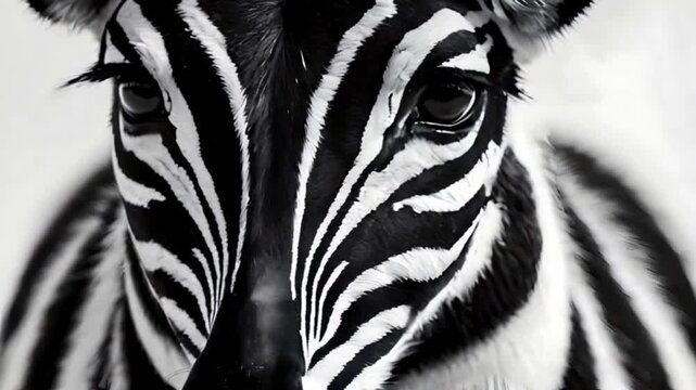 zebra close up