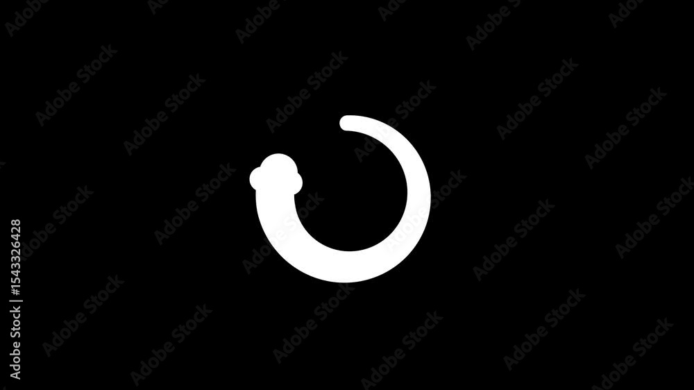 Fototapete loading progress bar animation, charging upload download, loading circle icon, pixel preloaded. down
