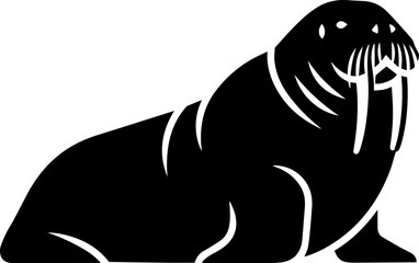 Walrus Silhouette