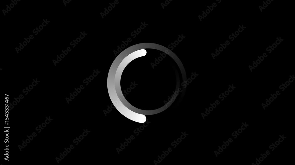 Fototapete loading progress bar animation, charging upload download, loading circle icon, pixel preloaded. down