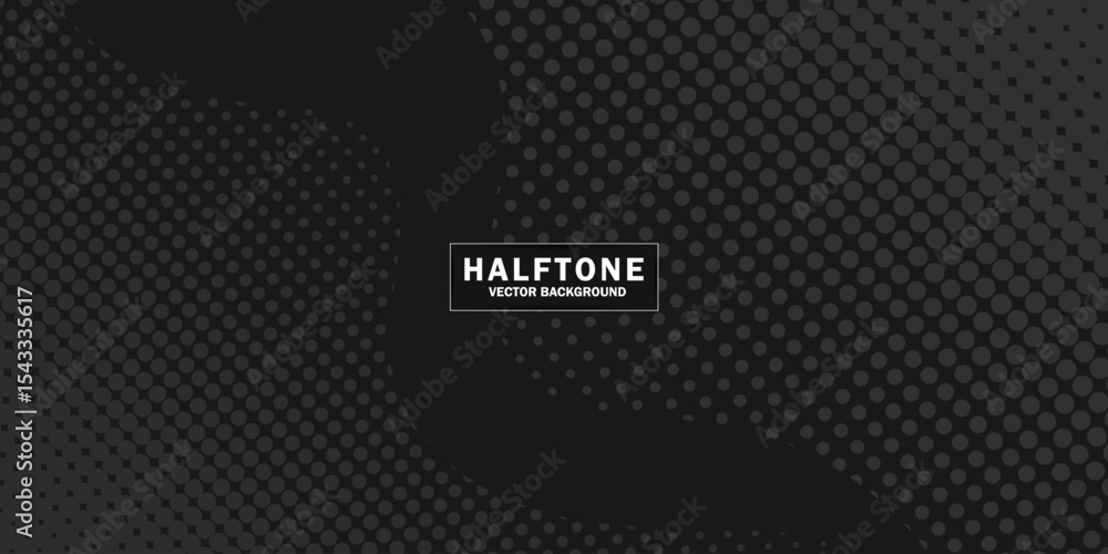 Poster dot halftone pattern background