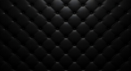Luxury Black Leather Wall Panels