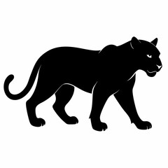 vector illustration of a leopard