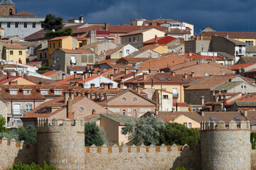 View of Avila, Castilla y Leon, Spain