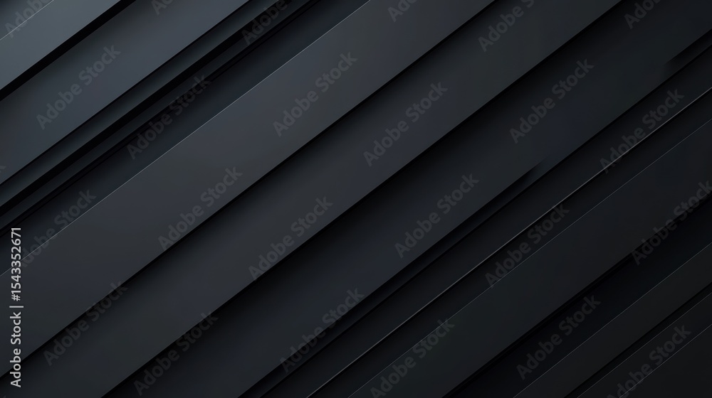 Poster dark, diagonal, layered stripes. geometric, abstract background with parallel lines creating depth