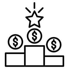 competitive advantage icon