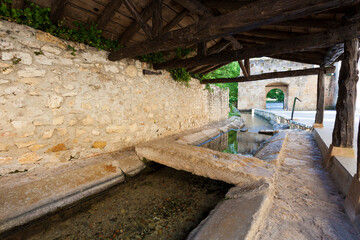 Washing place in Santo Domingo de Silos, Burgos, Castilla y Leon, Spain