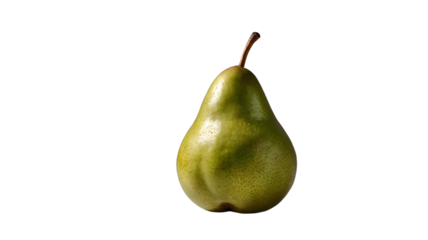 ripe pear as png with tranparent backgorund