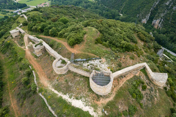 Tedeja castle in Trespaderne, Las Merindades, Burgos, Castilla y Leon, Spain