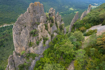 Rocks in Cereceda, Las Merindades, Burgos, Castilla y Leon, Spain