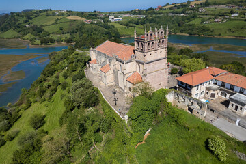 Santa Maria de los Angeles church, San Vicente de la Barquera, Cantabria, Spain