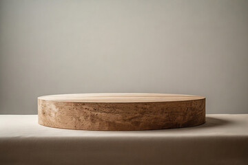 empty wooden table