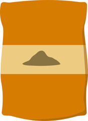 a sack of plant fertilizer